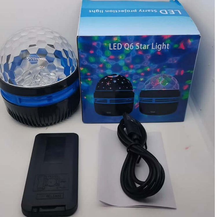 LED Projection Lamp with star light features and remote control, perfect for creating a stunning ambiance.