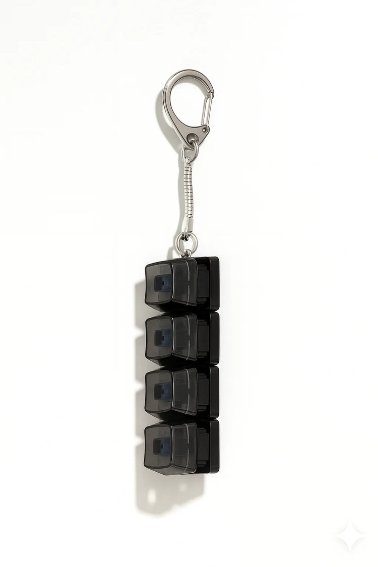 Clickie Keychain designed with durable clips and a stylish design for organized keys.