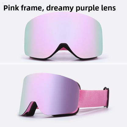 Anti-Fog: Double-laye Ski Goggles